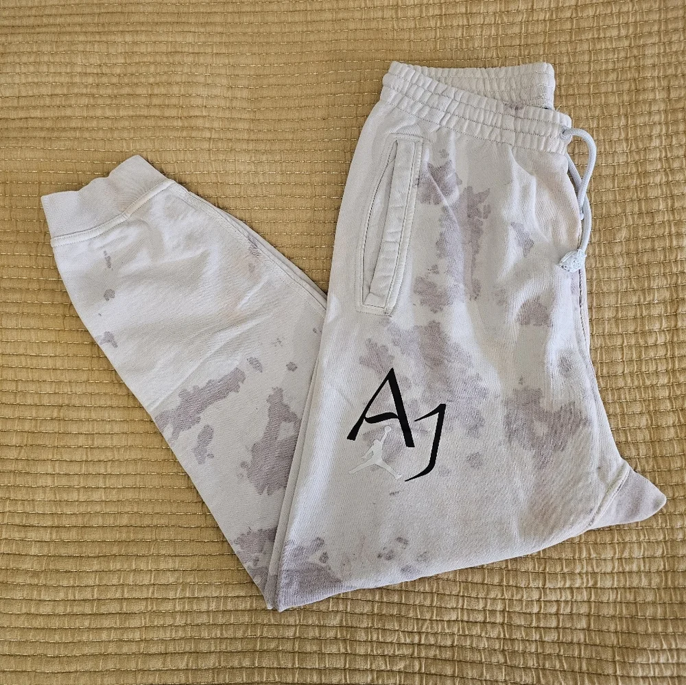Air‎ Jordan Sport DNA Tie Dye Men's Sweatpants Plum Fog Streetwear Athleisure